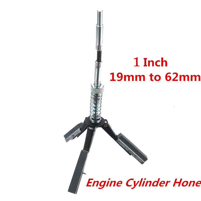 19mm - 62mm Car Engine Cylinder Brake Honing Stone 3 Jaw Adjustable Bore Hone Steel Flexible Shaft Honing Tool: 19mm - 62mm