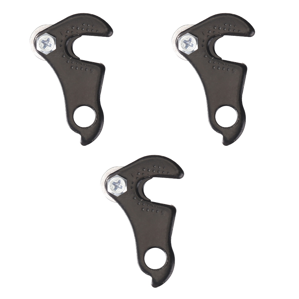 Patilla de cambio trasera para bicicleta, gancho trasero, convertidor, perno de Metal, cuadro de bicicleta de montaña y carretera, pieza de gancho trasero, accesorios para ciclismo: Castaño
