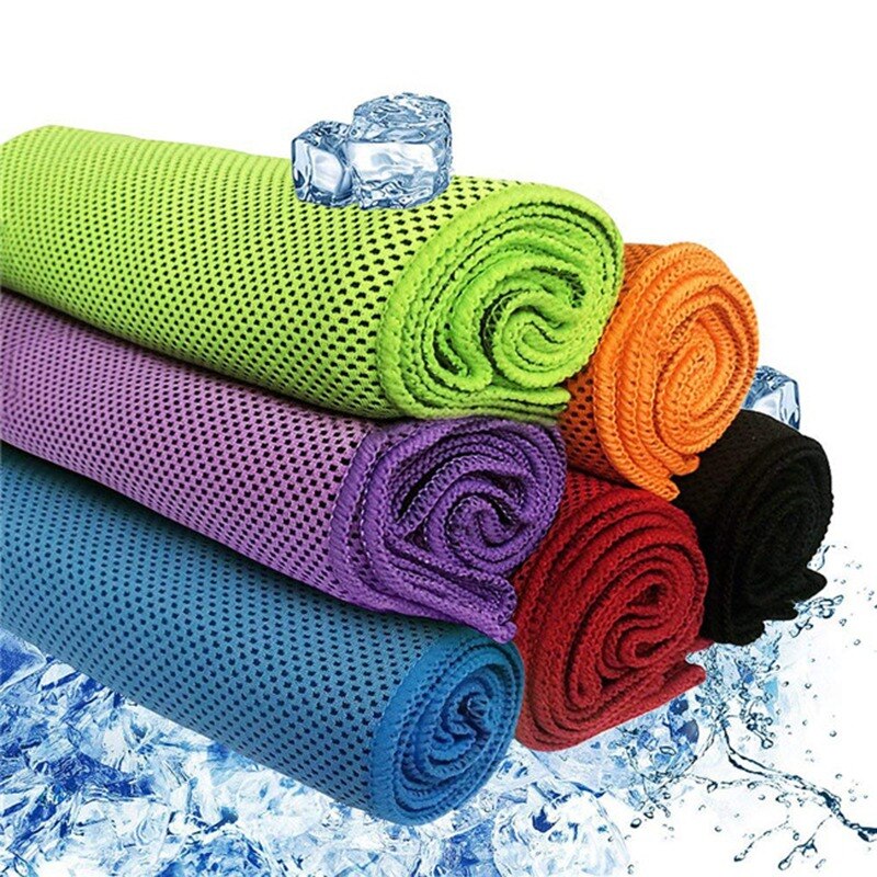 Microfiber Sport Handdoek Snelle Koeling Ice Gezicht Handdoek Sneldrogende Strand Handdoeken Zomer Blijvende Instant Chill Handdoeken Voor Fitness