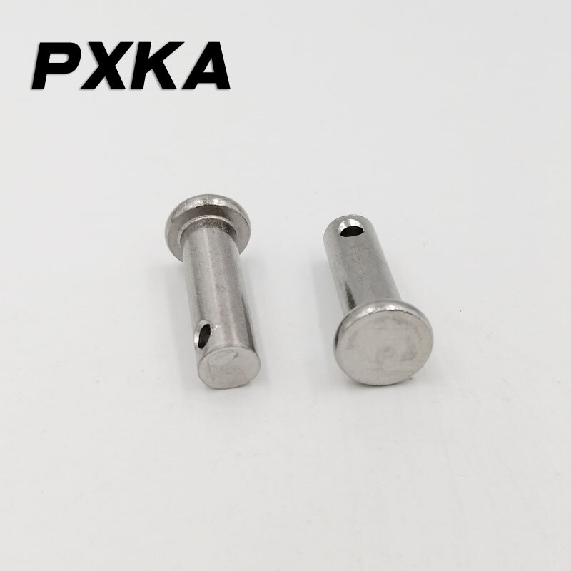 M6 M8 M10 M12 GB882 stainless steel 304 pin shaft flat head cylindrical pin with hole positioning pin