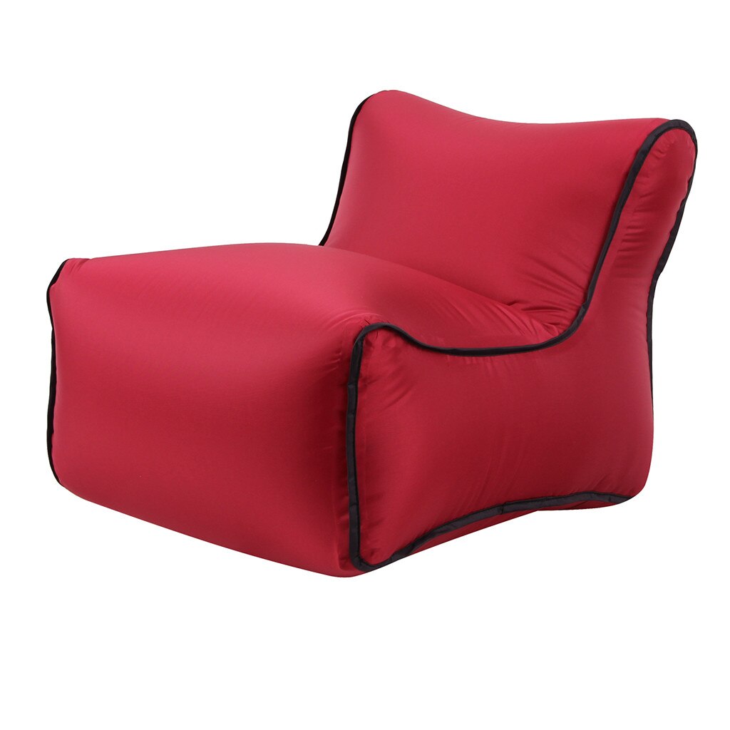 2020praktisch fest Farbe grau Schwarz aufblasbar Luft Liege faul Couch Sessel Sofa Taschen Pro draussen Party Camping Reisen