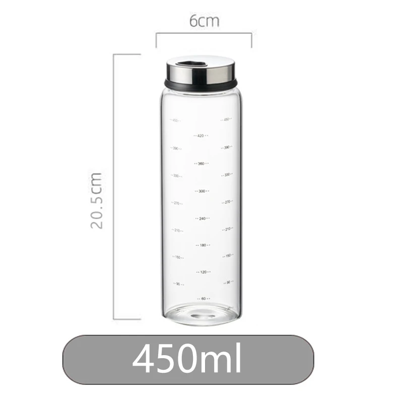 150/200/300/450ml High Borosilicate Glass Seasoning Jar Pepper Spice Shaker Kitchen Salt Sesame Solid Condiment Dispenser Bottle: Dark Khaki