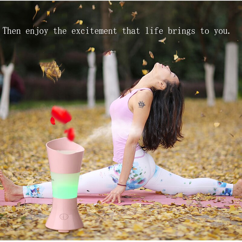 USB luchtbevochtiger Oliën Diffuser Aroma lamp aromatherapie Elektrische aroma diffuser Mist Maker Vaas decoratieve luchtbevochtiger