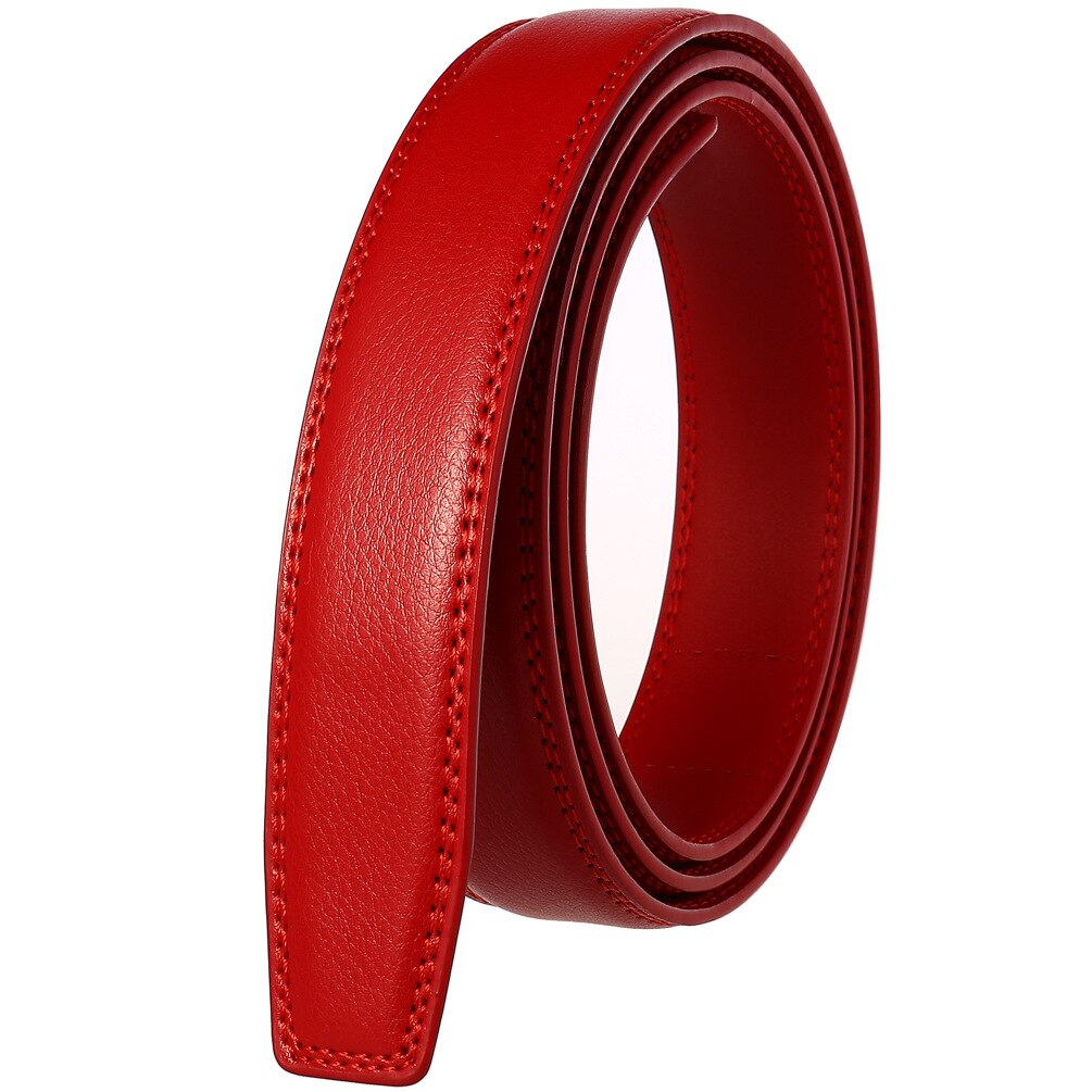 3,0 cm 3,1 cm Breite Ledergürtel ohne Schnalle -Gürtel Herren Hochwertiges Lederarmband 110–130 cm: verrotten / 130 cm