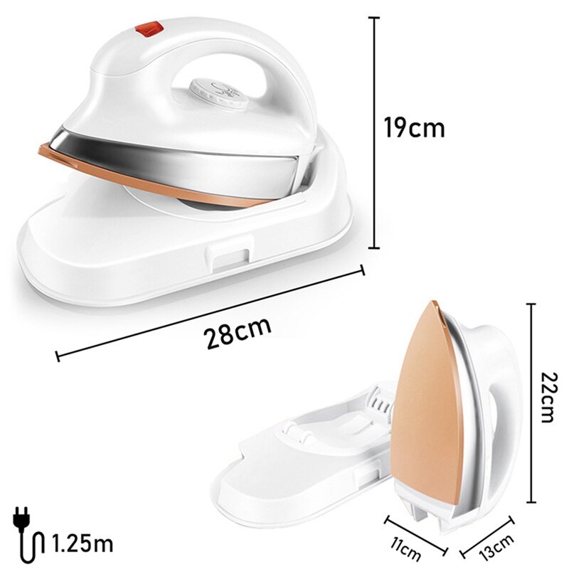 2400W Portable Electric Steam Iron for Clothes Multifunctional Adjustable Ceramic Soleplate Iron for Ironing EU Plug