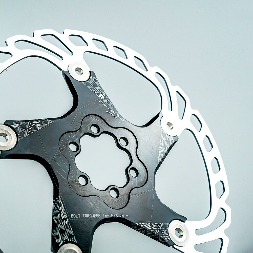 ZRACE Fahrrad bremsscheibe Starke wärmeableitung schwimm Rotor 140mm 160mm 180mm 203mm MTB / Straße Rabatt bremse