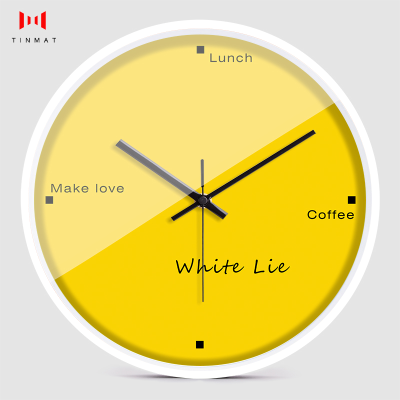 Nordic Digital Wall Clocks Living Room Silent Quartz Clocks Bedrooms Yellow Wall Clocks Relojes De Pared Home Decor Bb50wc: 4