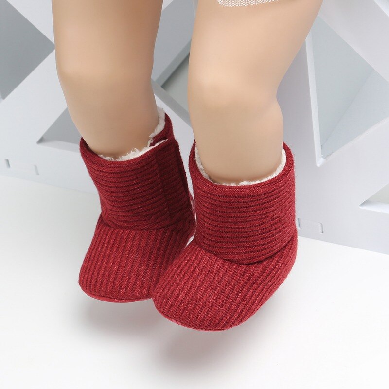Snowboots Schoenen Voor Baby meisjes jongens snowboots schoenen mode warme pluche binnenkant baby baby laarzen peuter schoenen Winter: R / 13-18 months