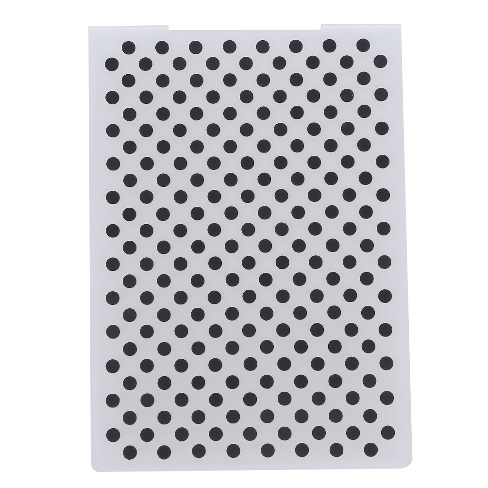 Dot Background Embossing Folders Plastic for Scrapbooking DIY Template Fondant Cake Photo Album Card Making: Default Title