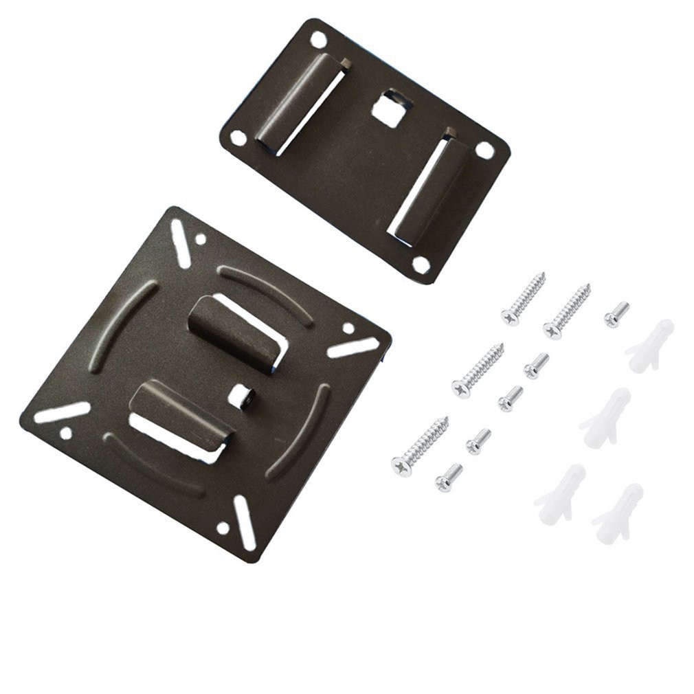 Soporte Tv Pared Support Wall TV Mount Bracket for Tv for 14-32in LCD TV Wall Mount Bracket Large Load Solid 115x115x10 ACEHE: Default Title