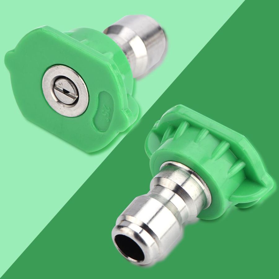 5pcs Pressure Washer Spray Nozzles Tip Set Variety Degrees For Quick Connect Sturdy And Durable