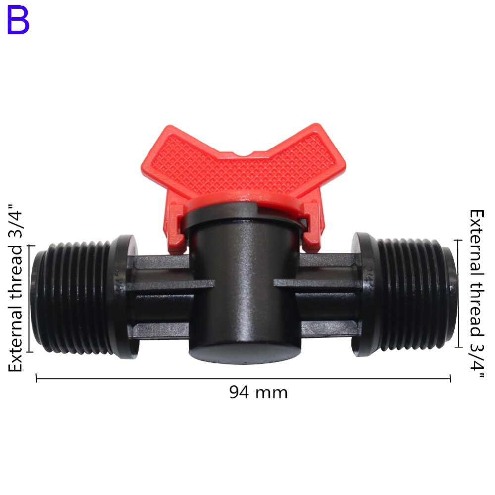 3/4", 1/2" external thread Flow Control valve Industrial Agriculture Irrigation Plumbing Flow control valve 1 Pc