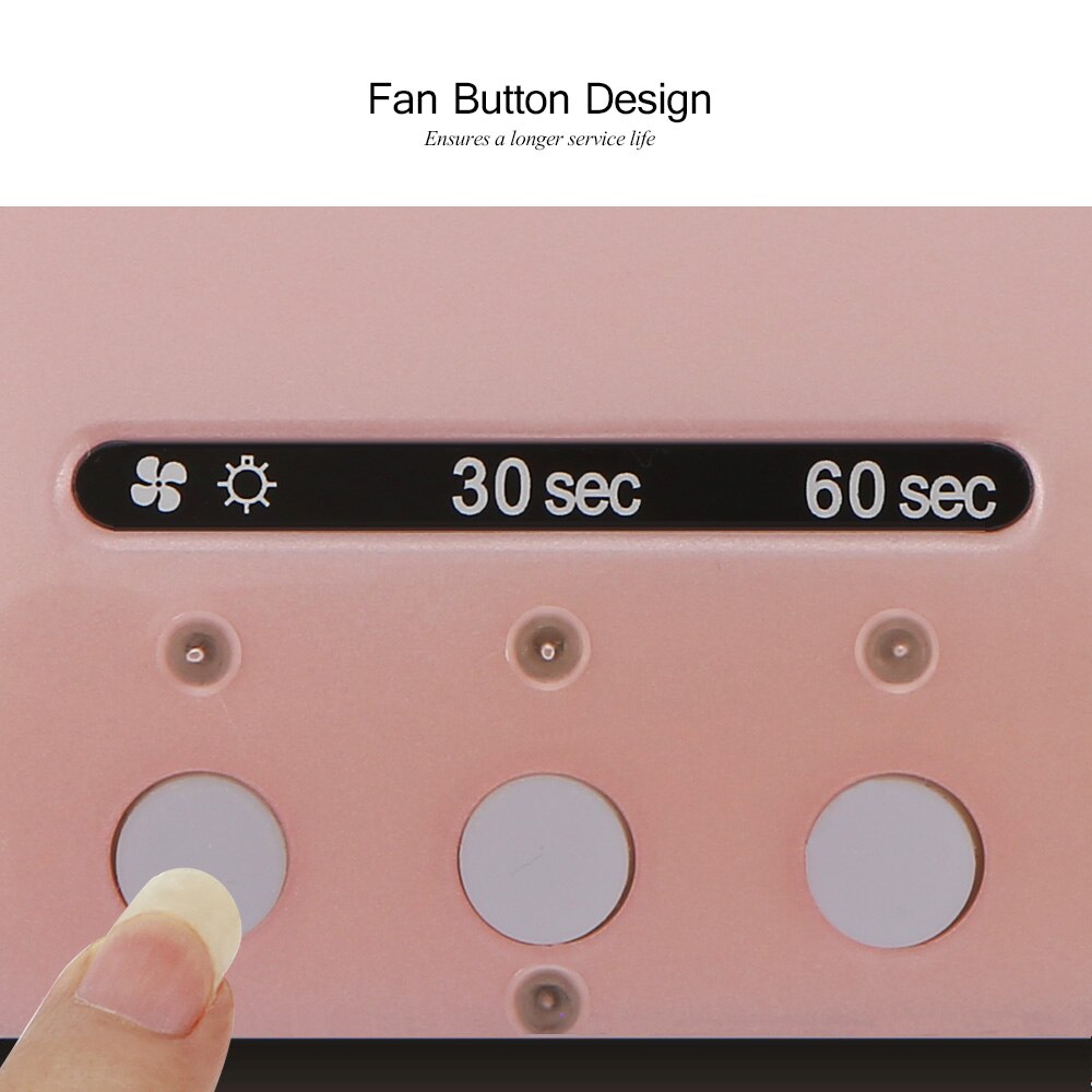 Anself 48W LED CCFL lámpara de uñas Gel secador de uñas máquina de curado uña Gel curado 110-240V herramienta de Arte de uñas EU US Plug