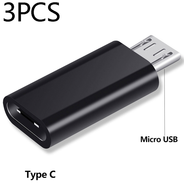 Connettore adattatore USB da tipo C a Micro USB Android per tablet telefono Convertitore da micro USB maschio a tipo C femmina per Xiaomi Huawei: green