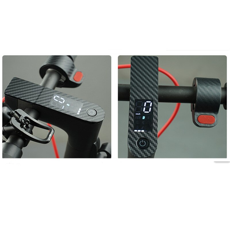 Película protetora acessórios scooter scooter fibra de carbono central pvc adesivo para xiaomi m365 pro scooter elétrico acessórios
