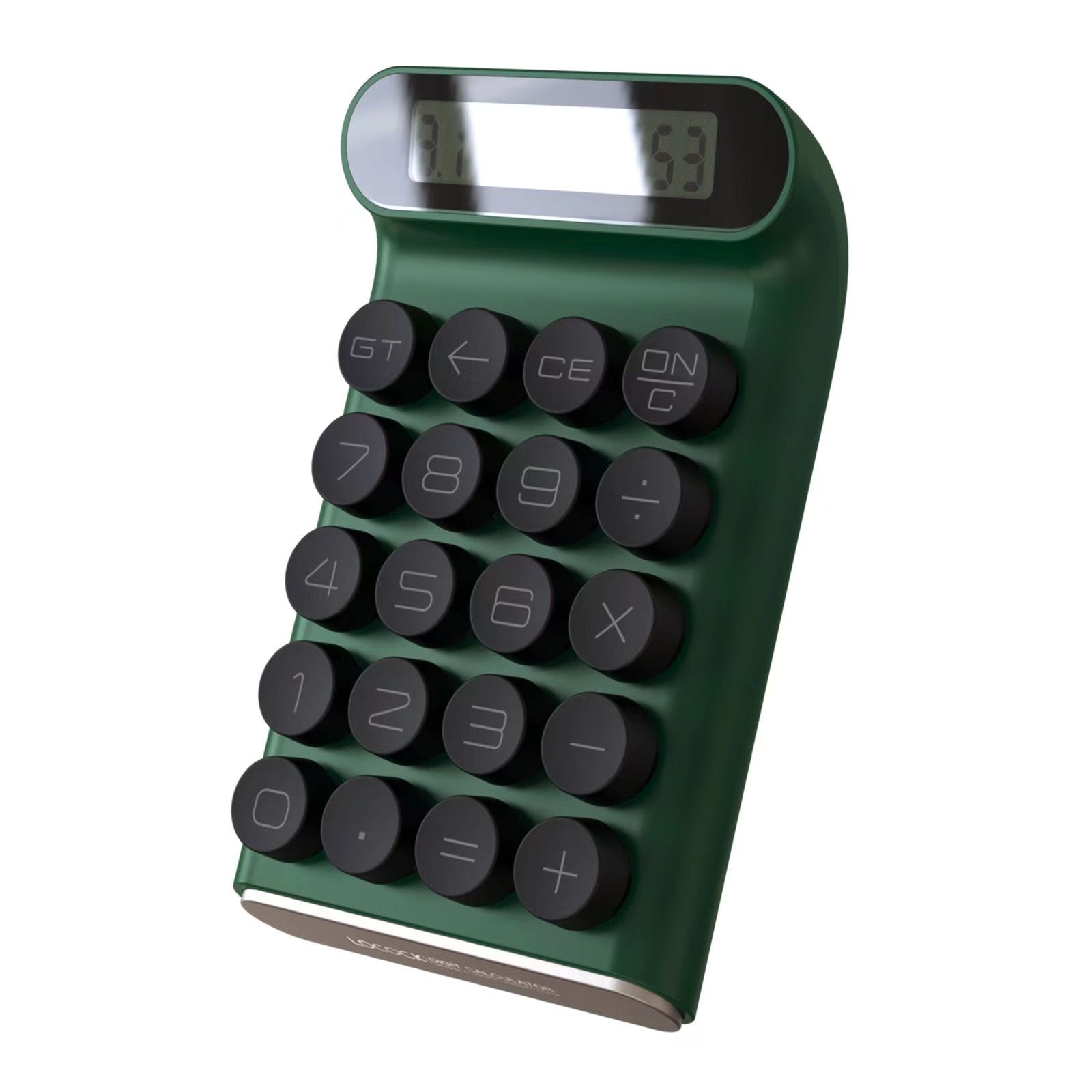 Calculatrice Mécanique Portable 10 Chiffres LCD - Calculatrice De Bureau Et Voyage Compacte