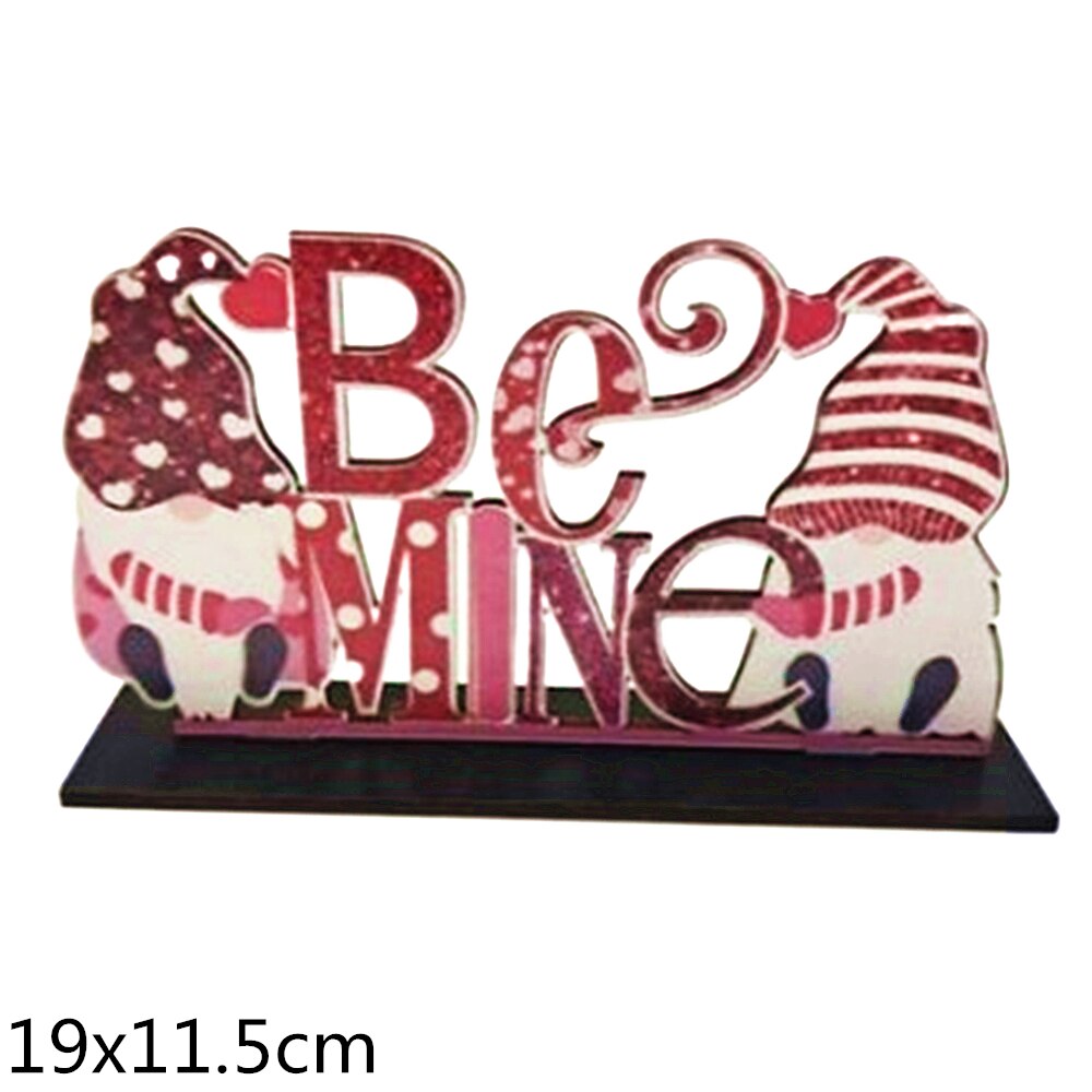Valentine&#39;s Day Wooden Table Sign Decoration Romantic Table Centerpiece Sign Wedding Letter Decoration for Valentine Day Decor..: 8