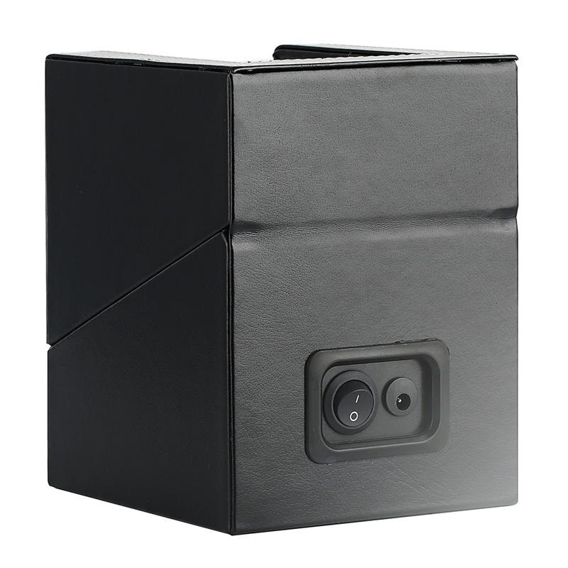 AU/EU/US/UK enchufe Mini Motor Shaker reloj bobinador negro relojes Motor rotador soporte caja de exhibición caso de lujo