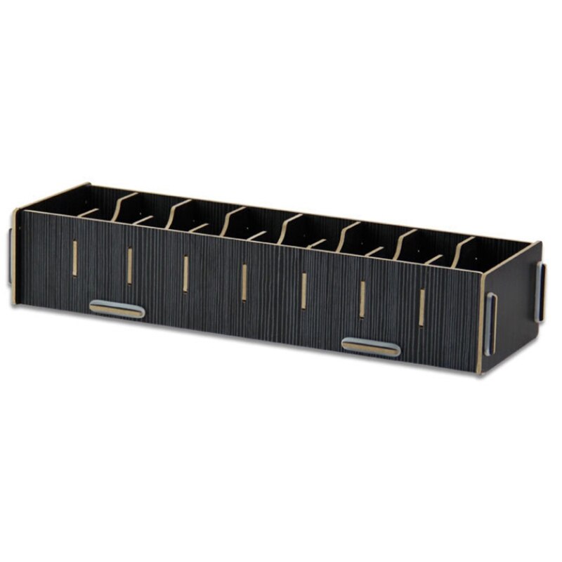 -Bureau Kaart Sorteren Rack Creatieve Houten Visitekaartje Doos Grote Capaciteit Sorteren Map Opslag Base