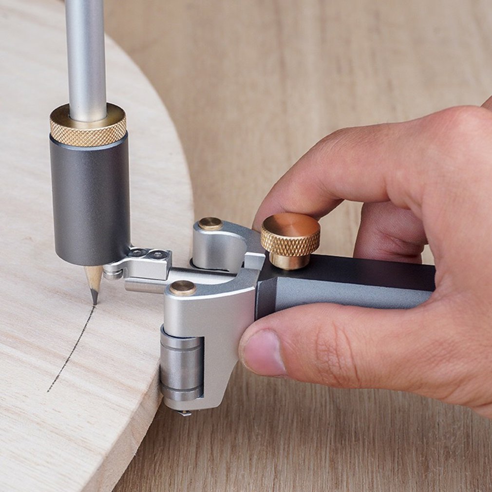 0-120MM madera herramienta trazadora de calibrador de mortaja marcado anodizado herramienta para trabajar la madera de marcado con la herramienta Lápiz