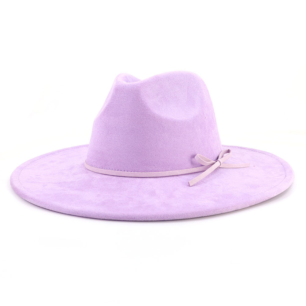 Ruskinds fedora hat med tilbehør i samme farve, dråbeformet top, bred skyggehat til mænd og kvinder, panamahat, chapeau homme, sombrero: Orange rød