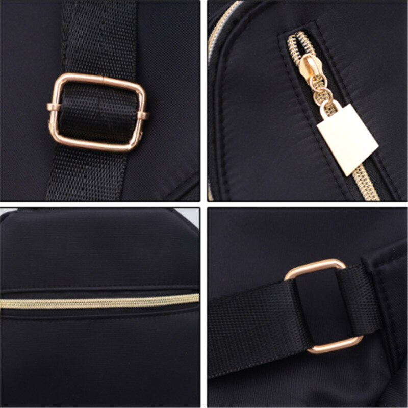 Mulheres mini mochila oxford feminino casual sólida saco oxford saco à prova dwaterproof água portátil saco de viagem adolescente mochila pequena