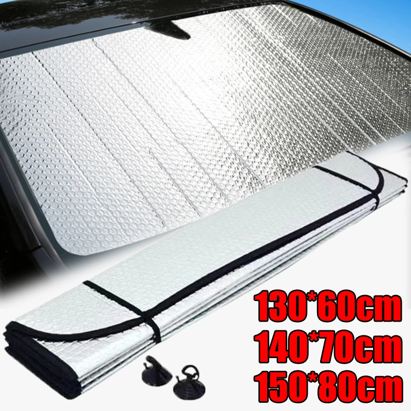 Auto Zonneschermen Cover Anti-Uv Bescherming Autoruit Zonneschermen Opvouwbare Outdoor Voorruit Zonnescherm Auto Exterieur Accessoires