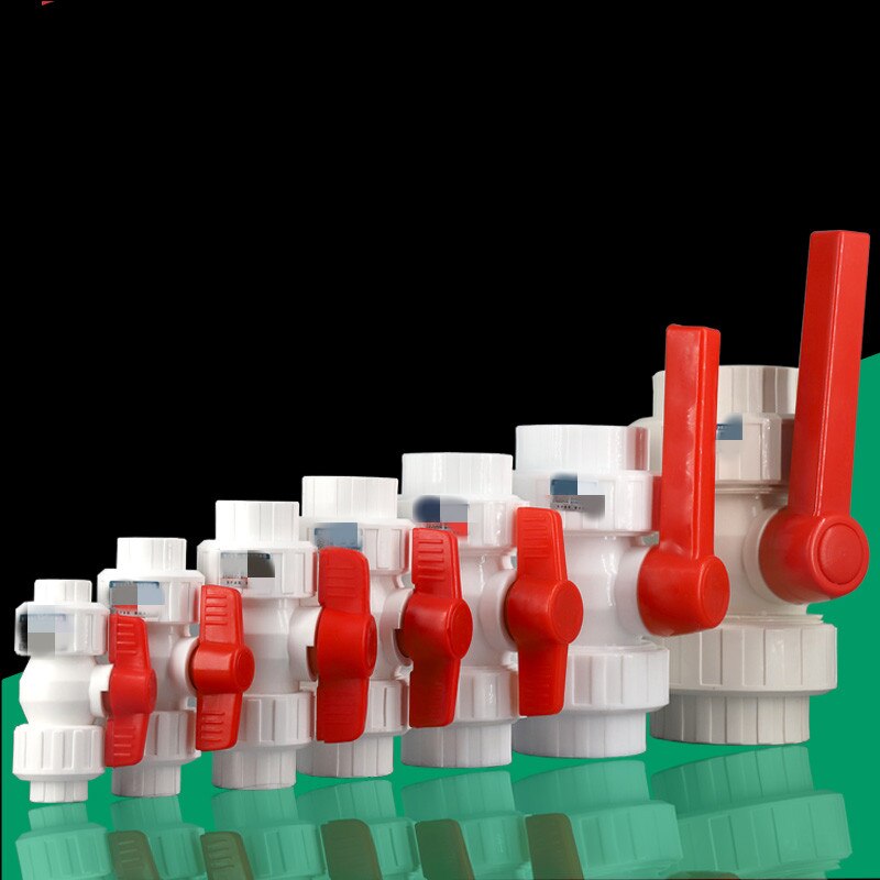 PVC Valve Connector All plastic switch Double live ball valve Agriculture Garden Irrigation Water Pipe Fittings