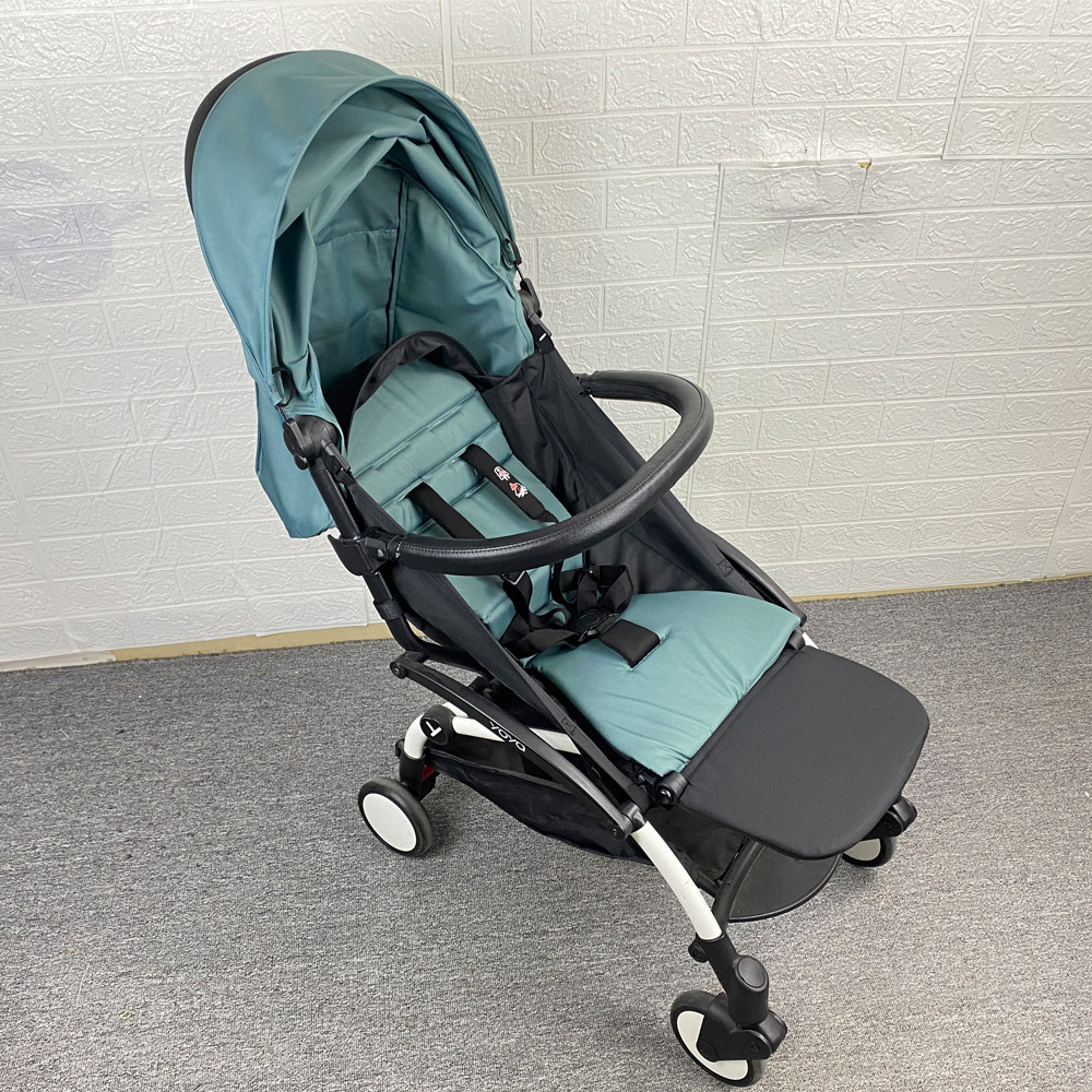 Kinderwagen treeplank en leer doek materiaal stuur kinderwagen accessoires voor Babyyoya Babytime kinderwagen bumper