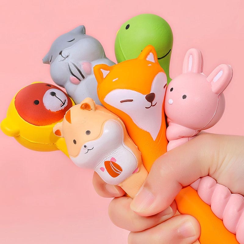 1Pcs Cute Soft Gel Pen Kawaii Decompression Pen Stationery Office School Supply Lovely Cartoon Pen Sponge Slow Rebound Gel Pen