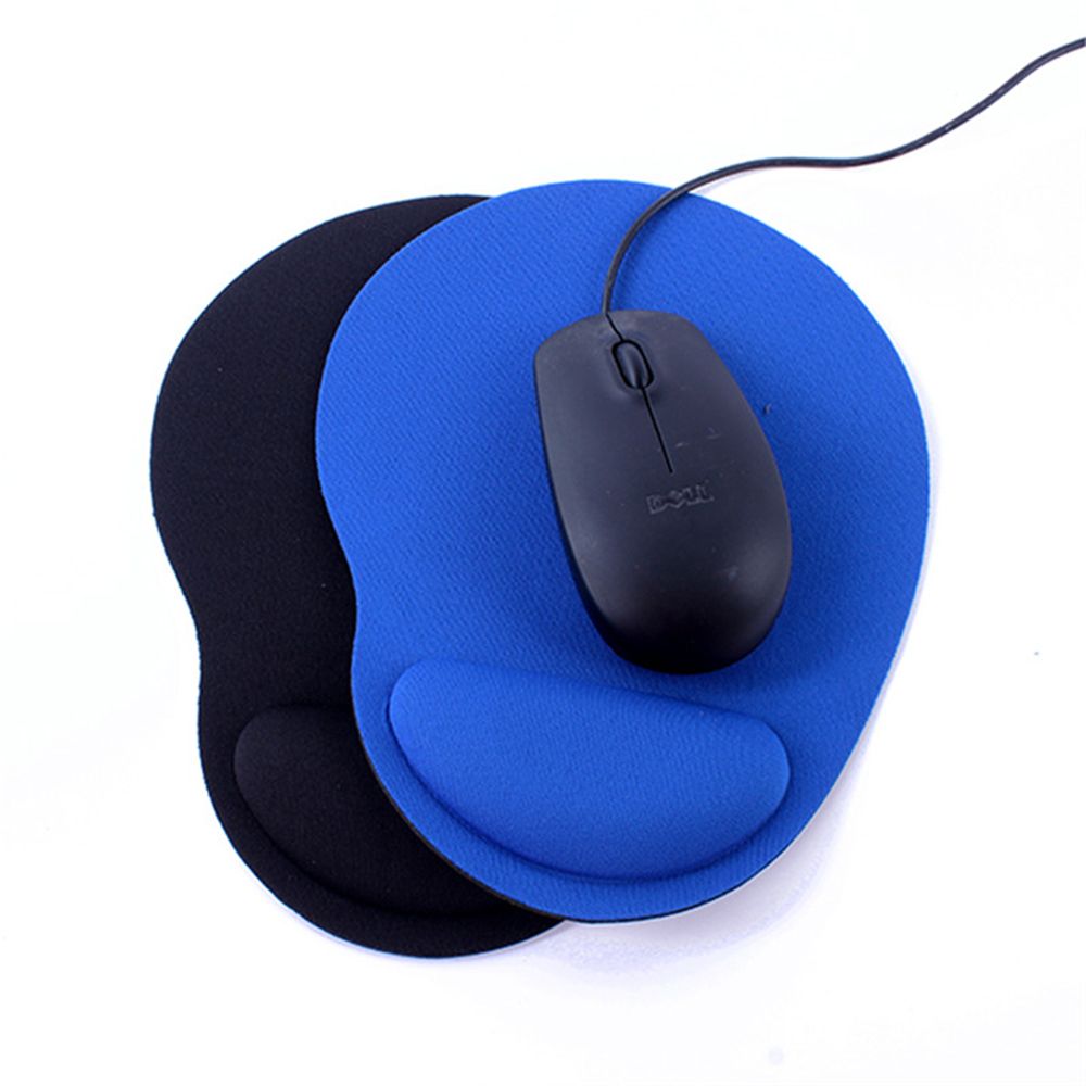 Alfombrilla ergonómica para ratón con reposamuñecas, cómoda soporte para muñeca, antideslizante, suave y grueso, para PC, portátil y ordenador, 1 ud.