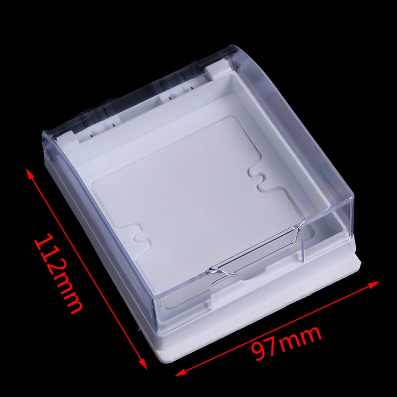 Wall Socket Waterproof Box Plate Switch Protection Cover,Outdoor Socket Box Cover Protector