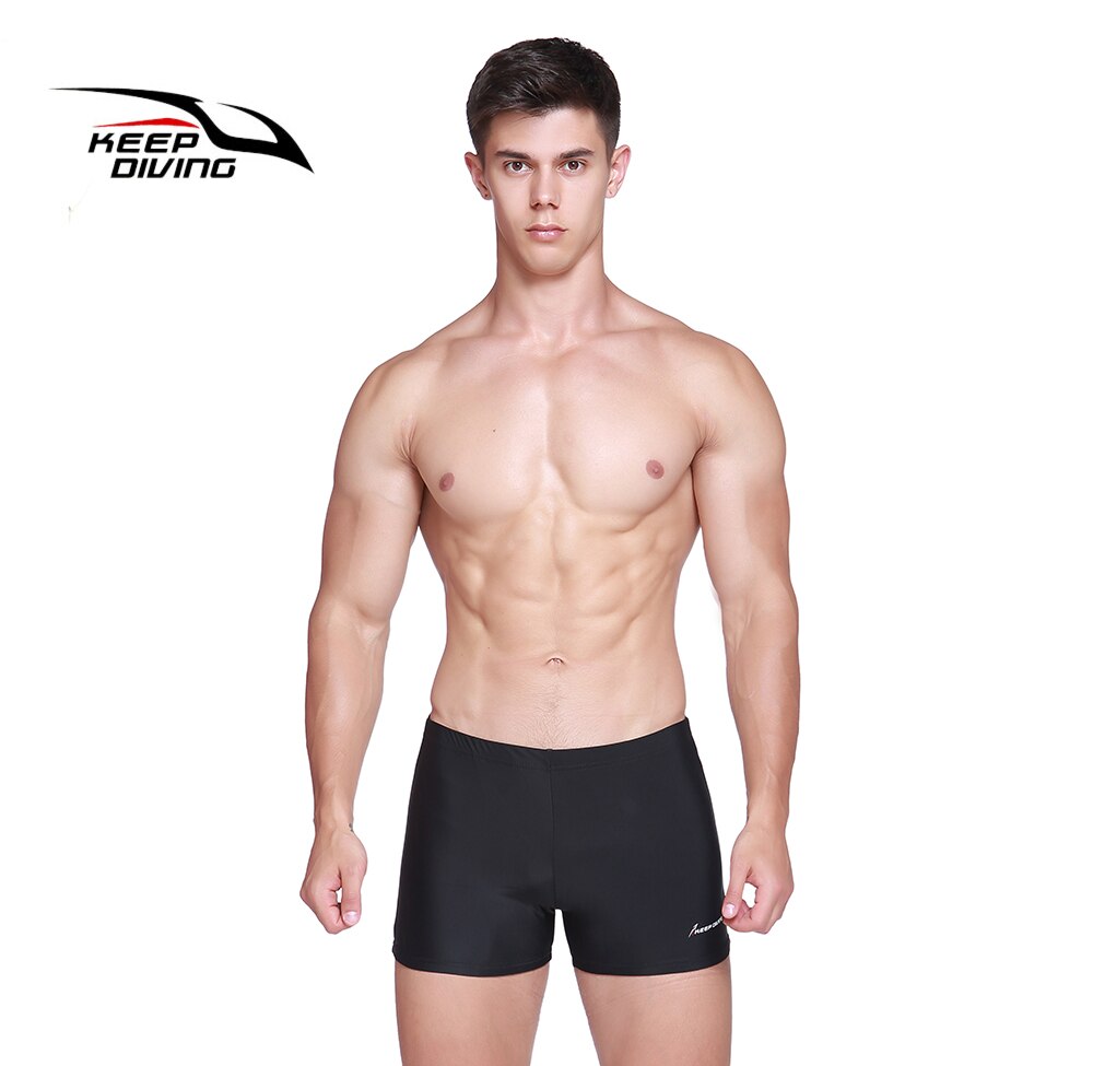 Diving men's and women's shorts anti-ultraviolet lycra swimming trunks beach pants fitness high elasticity and comfortable fit