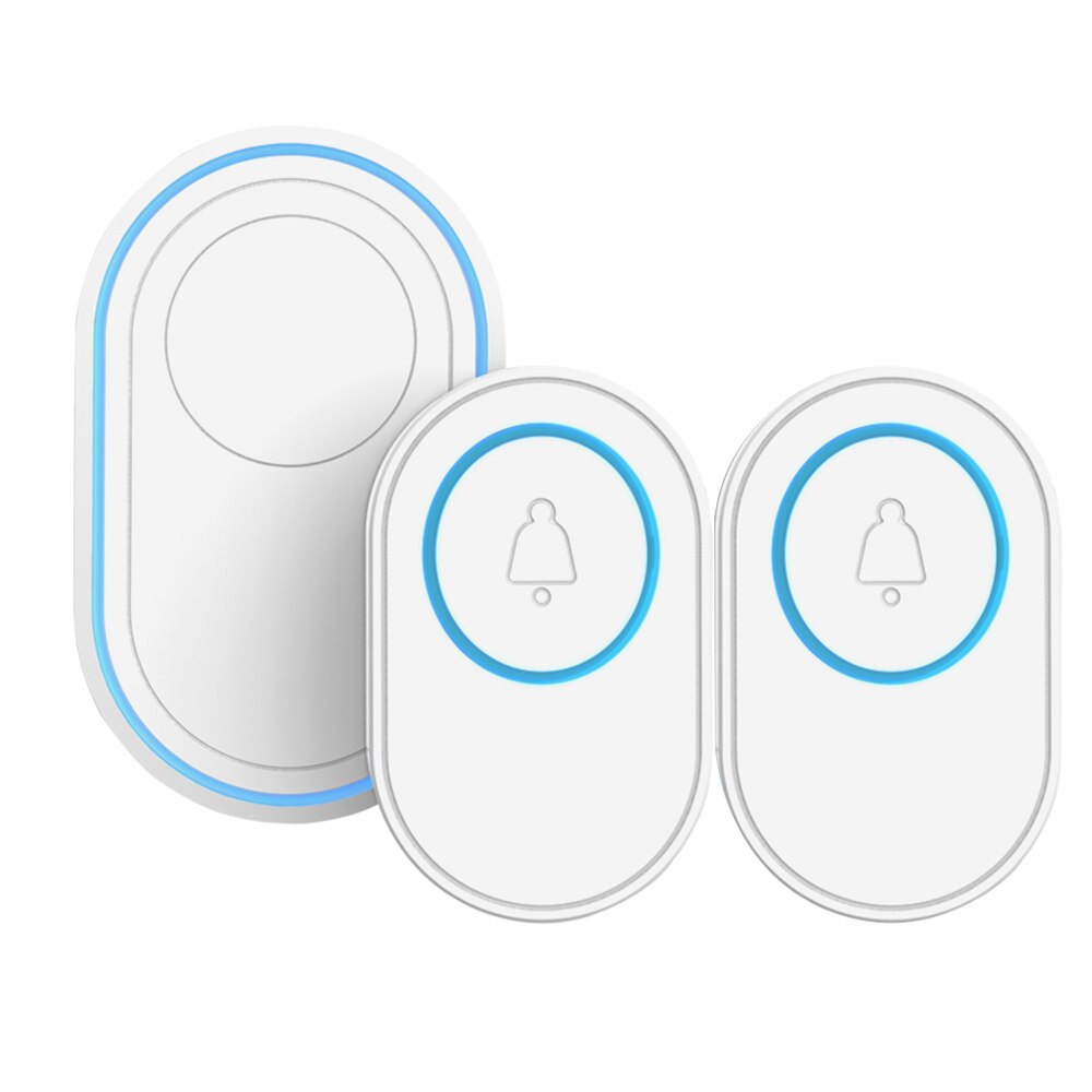 Tuya Alarm Host with Wireless WIFI Doorbell Function Doorbell Kit 2 PCS Outdoor Doorbell + 1PCS Indoor Chime