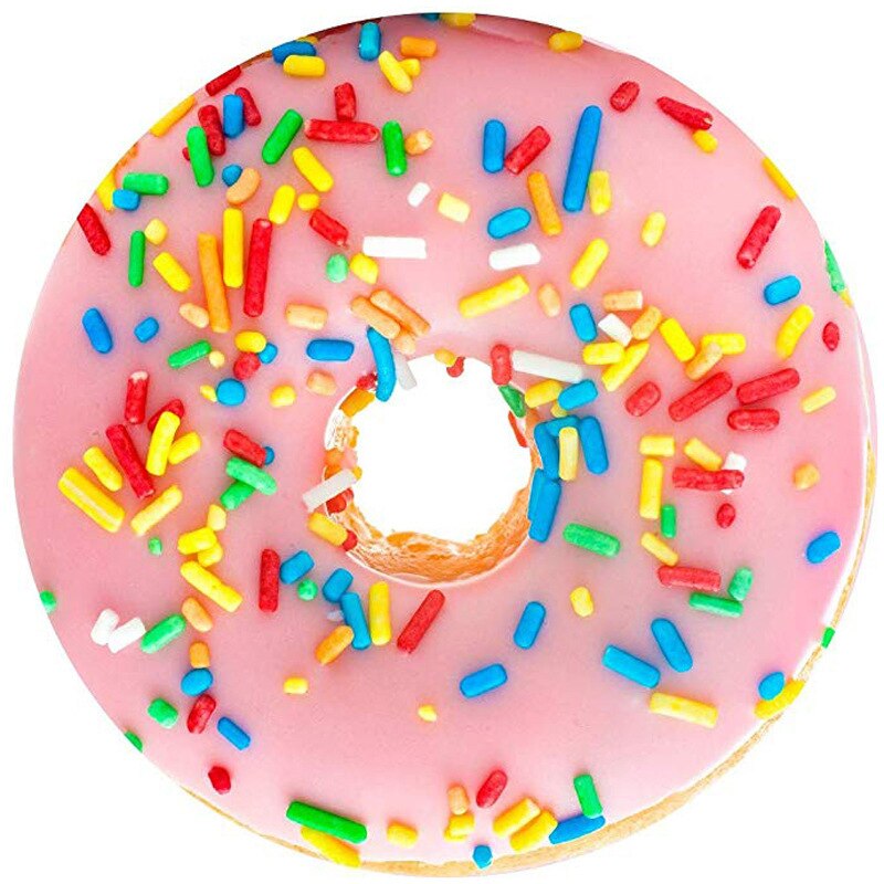Zachte Warme Flanel Pizza Deken 180Cm Ronde Vorm Donut Hamburger Vliegtuig Reizen Draagbare Wearable Zomer Gooi Deken