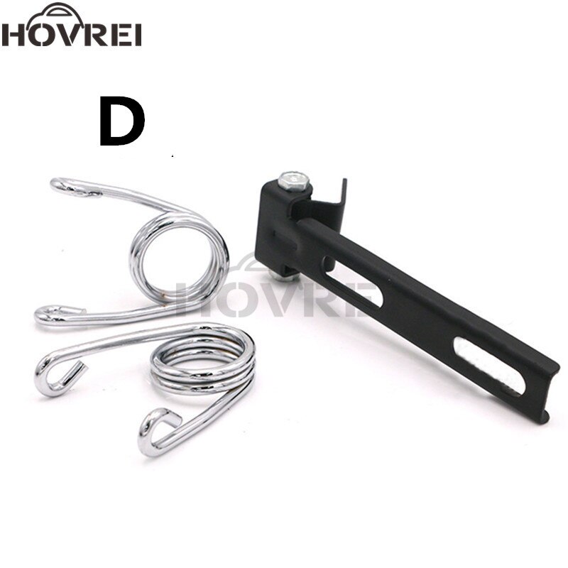 Cojín de asiento individual Universal para motocicleta, kit de clip de soporte de montaje para Harley Chopper Bobber
