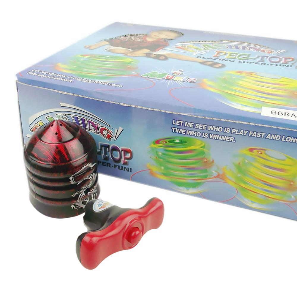 Legetøjssnurretop med lys og musik dynamisk legetøj velegnet til børns #39