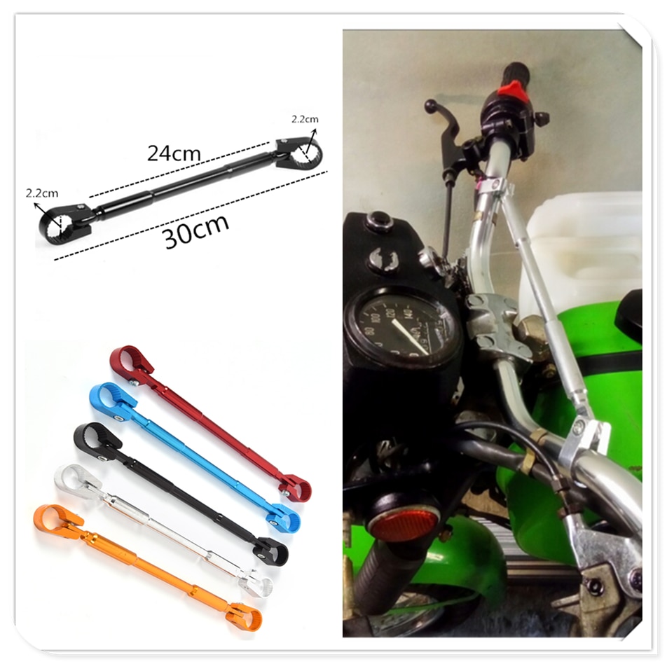 Barra de manillar de motocicleta, barra de refuerzo, barra transversal para HONDA CBF600 SA CBR600F hoRnet 250 cb400 CB599 CB600 HORNET