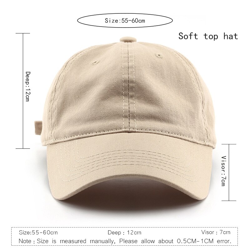 Sleckton Katoenen Baseball Cap Voor Vrouwen En Mannen Mode Snapback Hoed Zomer Casual Zon Caps Soft Top Hoeden Unisex 2022