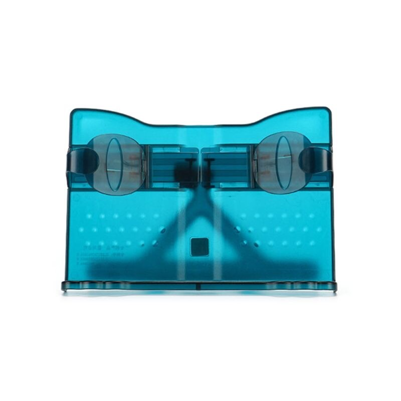 Adjustable Angle Book Stand Holder Multifunctional Reading Document Bookrest X3UE: Blue