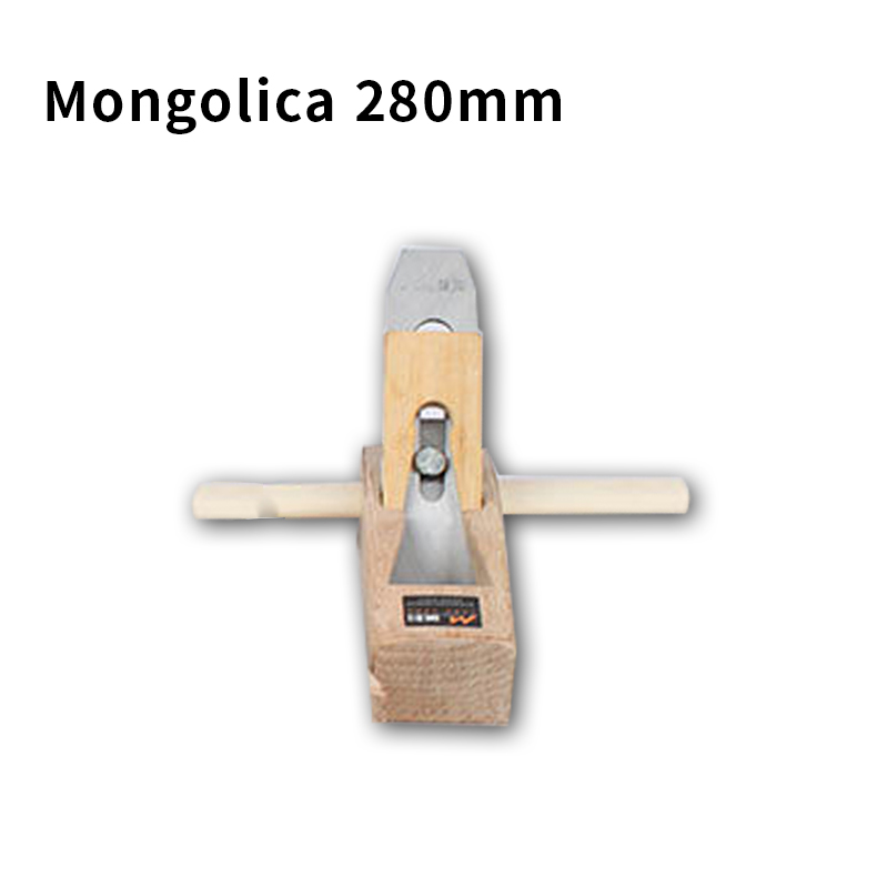 Håndbearbejdning af træbearbejdning let skåret bærende stålblad håndværktøj fladt plan bundkant træ tømrer: Mongolica 180mm