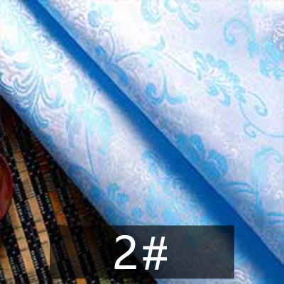 Bruiloft decoratie Wit brokaat stof satijn Jacquard cheongsam stof avondjurk tissue JA27: 2