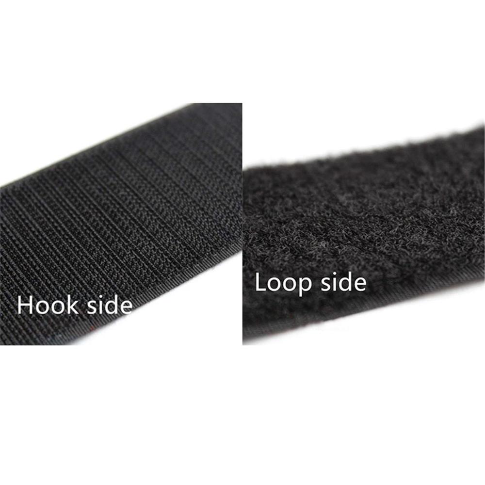 1M Klittenband Zelfklevende Haak En Lus Tape Klittenbandsluitingen Sticker Klittenband Ronde Nylon Lijm Met Gue Stof tape Voor Naaien