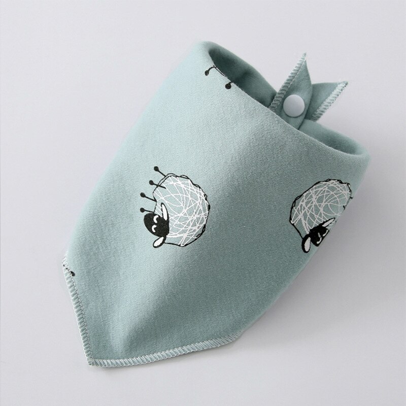 Bandana Triangular para perro, Baberos de cachorro, dibujos Luna, estampado de hojas, toalla ajustable, lavable, pequeño, pañuelo de gato, Collar: blue