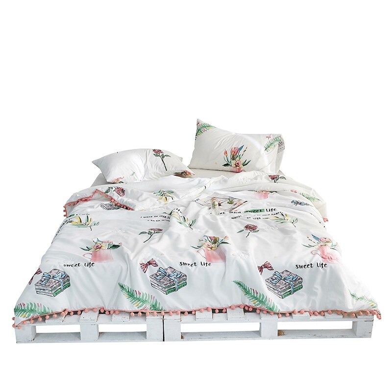 Luxury wash cotton summer quilt duvet insert