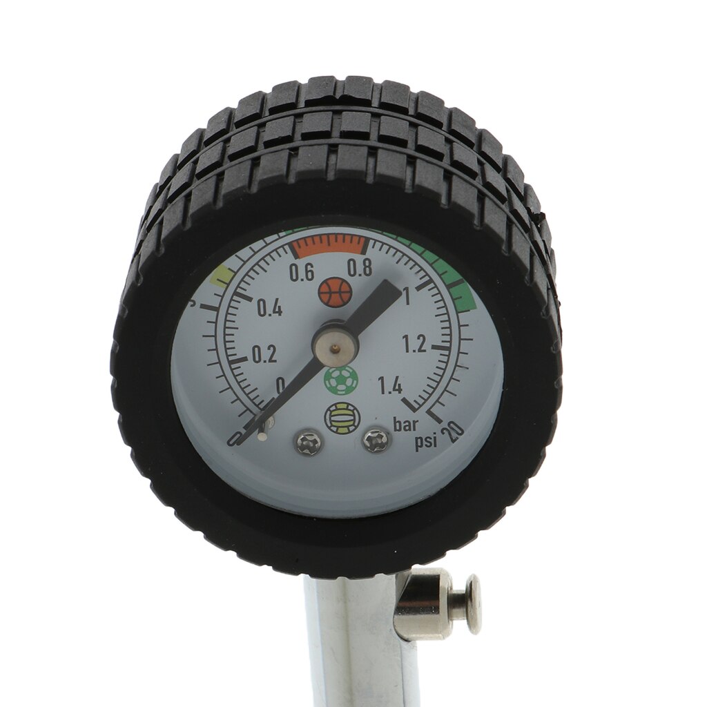 Football Ball Pressure Valve Gauge Basketball Volleyball Air Tester Checker Barometer Monitor Soccer Ball Volleyball Rugby Baske