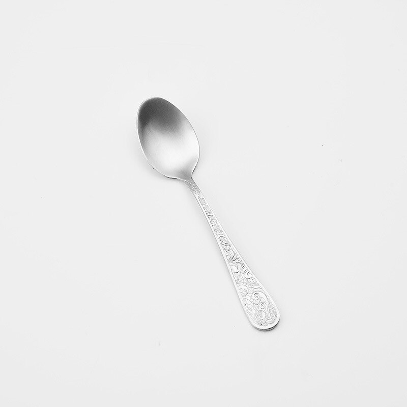 Ensemble de couverts en acier inoxydable de , couteau, fourchette, cuillère, soulagement du Steak, décoration de cuisine à domicile, pour amis: Black