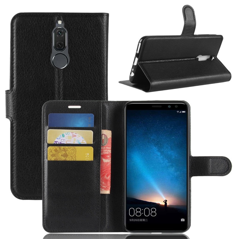 Voor Huawei Nova 2i Case 5.9 Inch Luxe Wallet Pu Leer Phone Case Voor Huawei Nova 2i Nova2i RNE-L21 Flip back Cover Tas