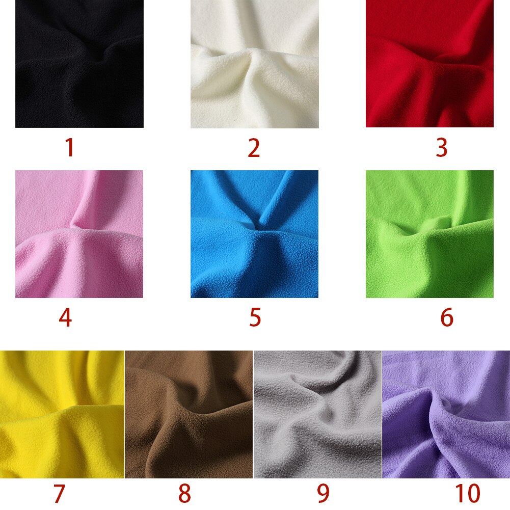 1meter Background Cloth Warm DIY Doll Fabric 10 Colors Handmade Bright Knitted Garment Fleece Washable Sweater Fabric Soft