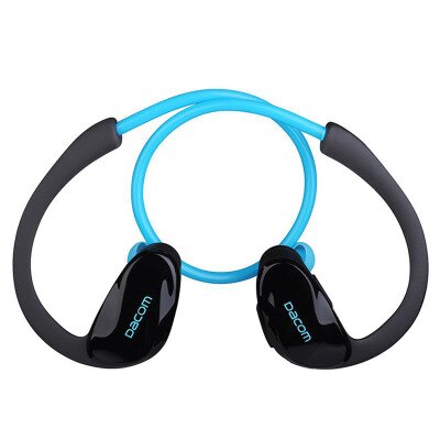 Wireless Bluetooth Headset Hanging Ear Headphones Sports Running Waterproof Stereo Noise Reduction Earphone with Microphone: Blue